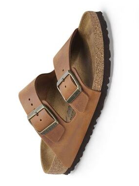 Birkenstock Arizona Two-Strap Sandal in Cognac Brown  Women’s Size 41 (10)